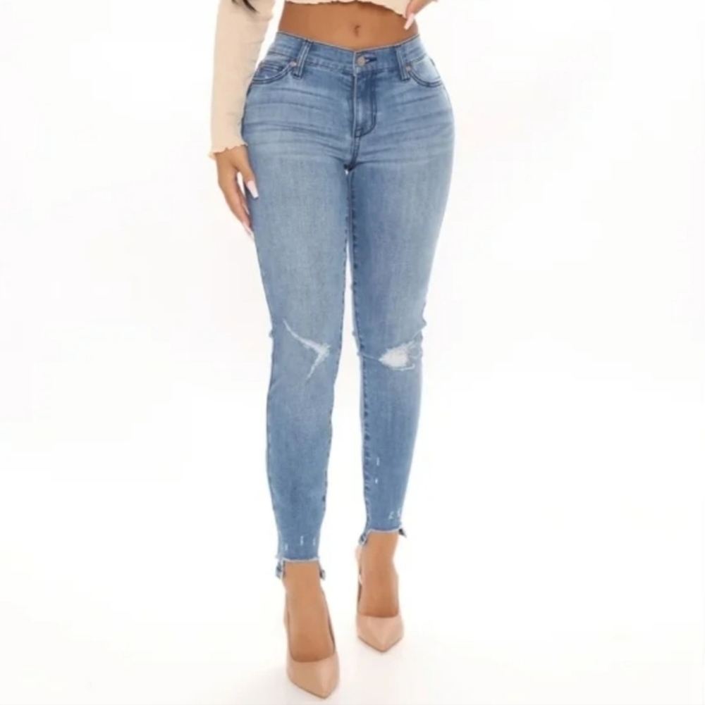 Fashion Nova Your Turn Ankle Jeans Pants
